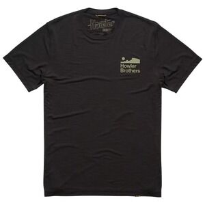 NWT Howler Bros. Men's S HB Tech T‎ Shirt Antique Black  UPF 50+ $49